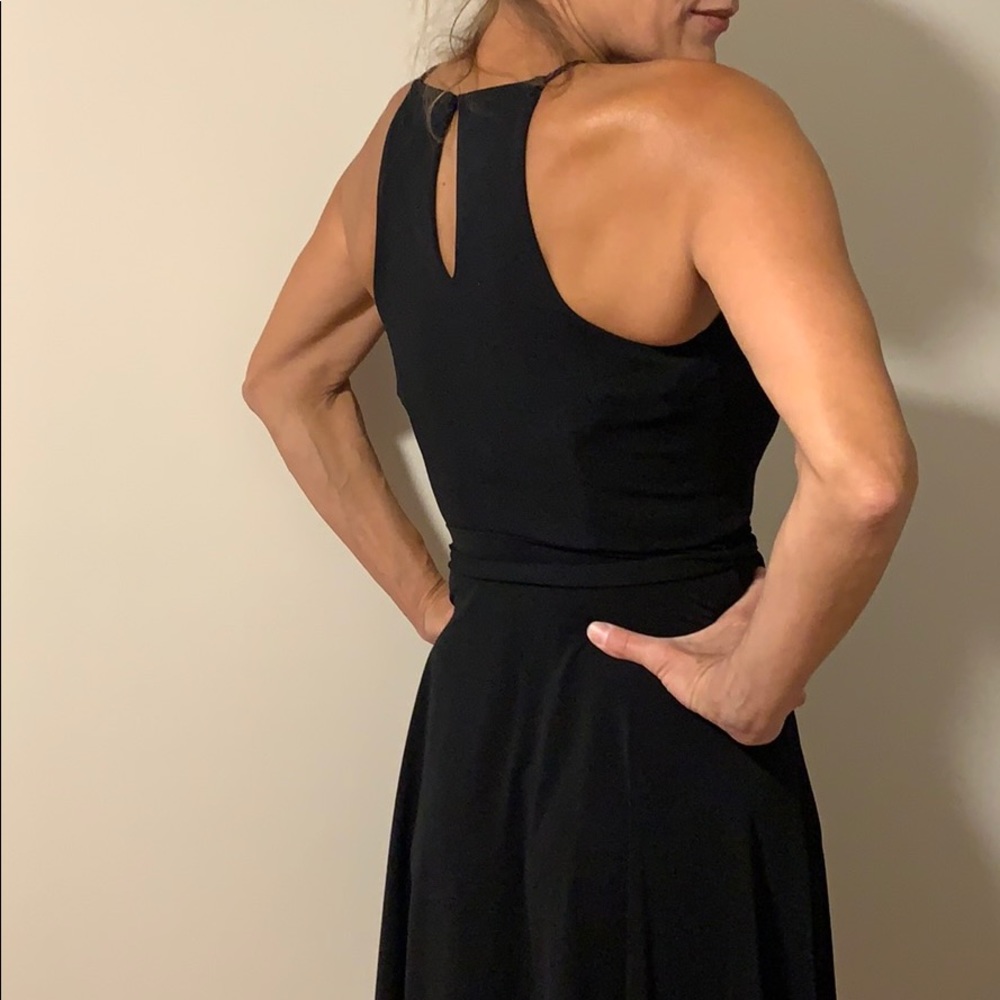 Ann Taylor black halter dress